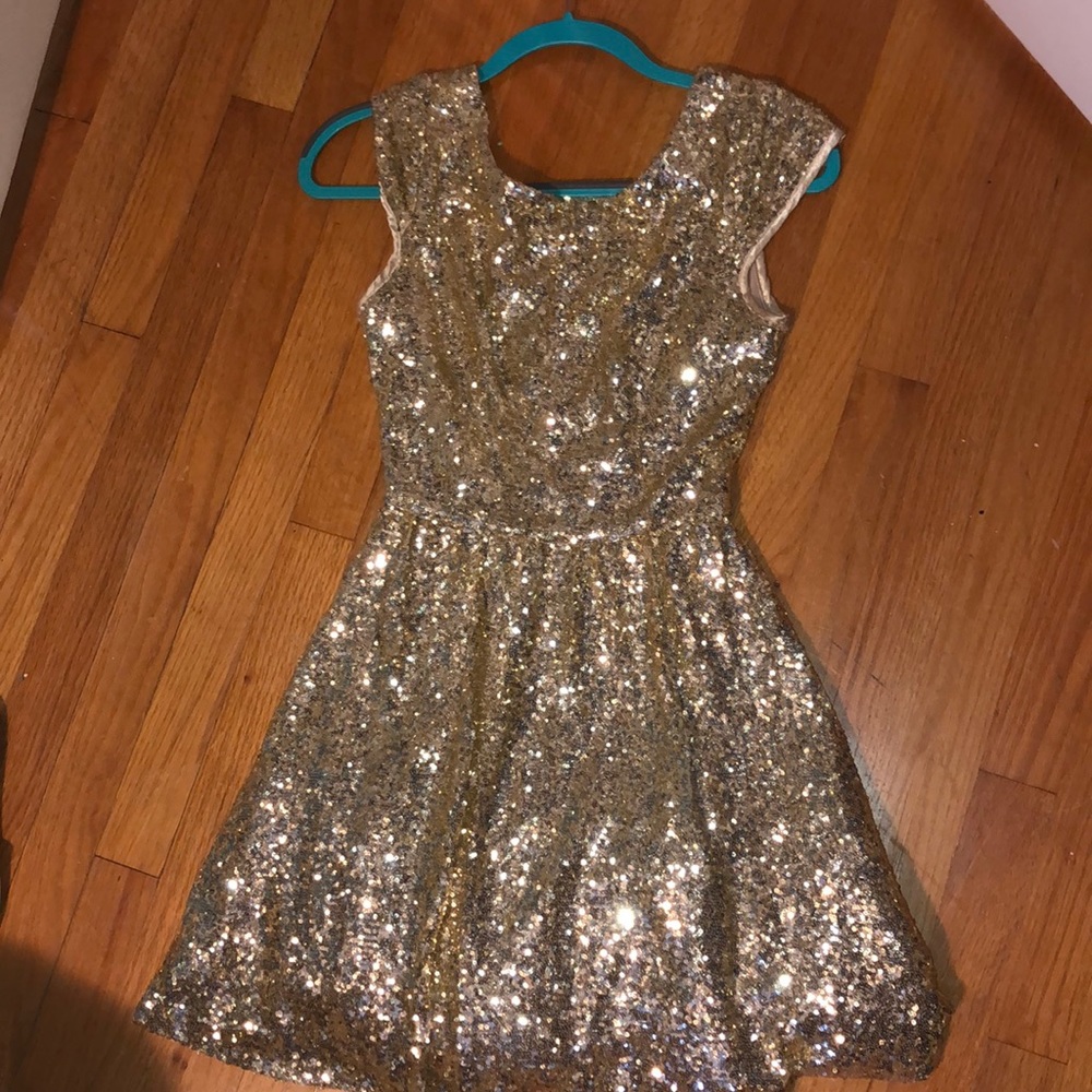 Gold Dress